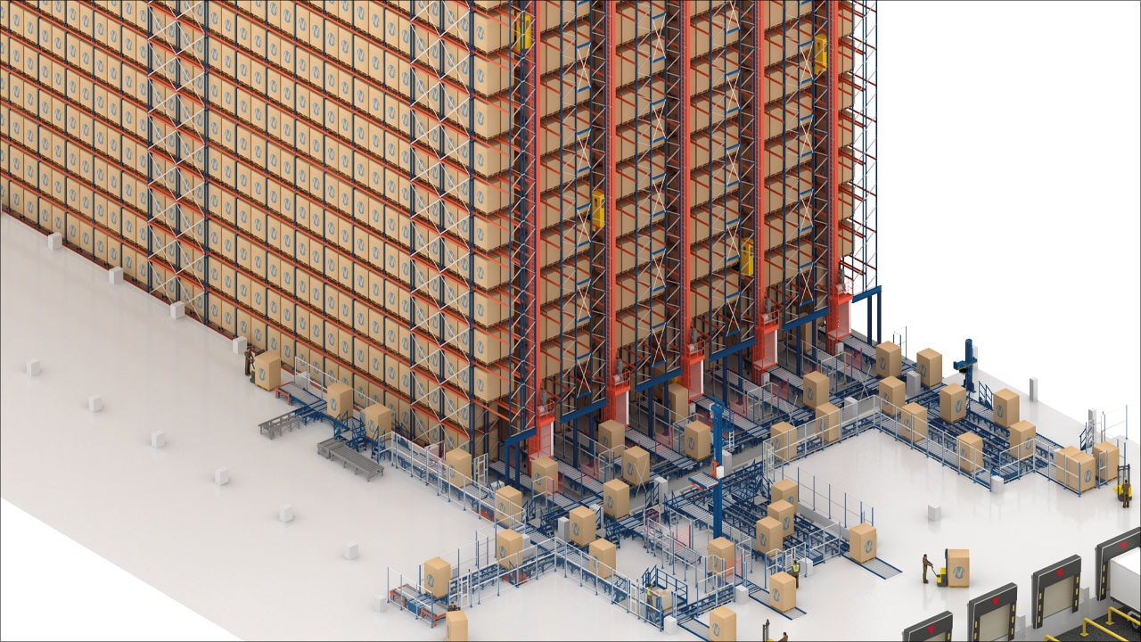 Moderna toodete tipptasemel automatiseeritud ladu – ümber mõtestatud logistika