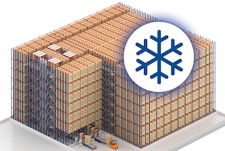 4-Way Pallet Shuttle vähendab energiakulu külmhoidlates ja külmladudes