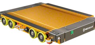 Tõsteplatvorm võimaldab kaubaalustel kanalite sees liikuda