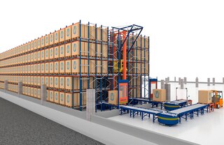 Automaatsed Pallet Shuttle’i süsteemid sobivad ka madalatele laosüsteemidele