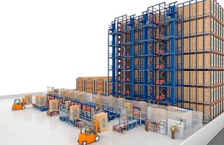 Transpordialustega Pallet Shuttle suurendab märkimisväärselt lao jõudlust