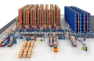 Automaatset virnastuskraanat saab kombineerida muude automaatsete laosüsteemidega, nt miniload’iga