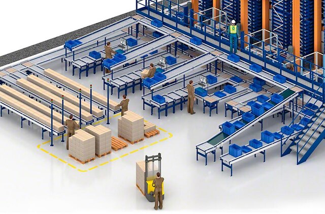 Kastide rullkonveierid tagavad kaupade pideva voo