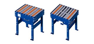 Ristülekande rullkonveier ja hammasrihmaga lintkonveier võimaldavad 90- ja 270-kraadiseid suunamuutusi