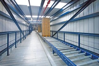 Konveierliin võib ühendada eri AS/RS-e või ladusid