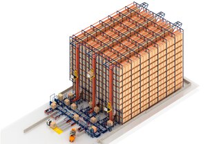 Kaubaaluste virnastuskraanad suurendavad rajatise jõudlust