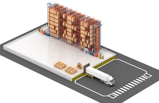 Kaubaaluste virnastuskraanasid saab paigaldada ka väikestesse rajatistesse