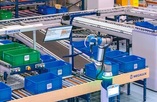 Mecaluxi korjamisrobot muudab tellimuste komplekteerimise täiesti automaatseks