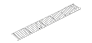 Rullikud võimaldavad kaubaalustel läbivooluriiulites sujuvalt libiseda