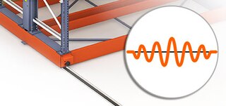 Sagedusmuundurid reguleerivad liikuvate kaubaaluseriiulite kiirust