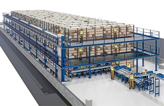 Käsitsi laaditavad meediumriiulid (M7) sobivad ideaalselt vahepõrandatele