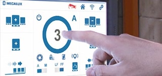 Süstiku indikaator näitab töötava Pallet Shuttle süstiku identifitseerimisnumbrit