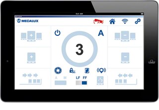 Pallet Shuttle'i juhtimissüsteemil on palju erinevaid funktsioone