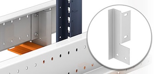 Pallet Shuttle laoriiulite sisemised rööpatoed