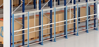 Pallet Shuttle laoriiulite turvapiirded
