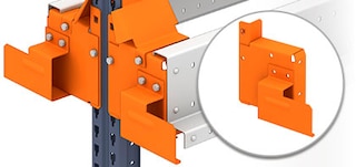 Pallet Shuttle laoriiulite välised rööpatoed