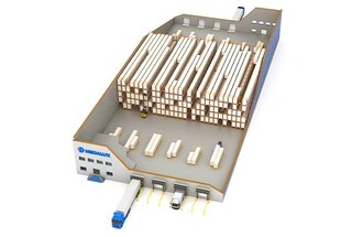 Kahe juurdepääsukäiguga Pallet Shuttle