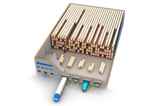 Pallet Shuttle ühe eesmise vahekäiguga