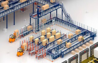 Vertikaalsed konveiersüsteemid kiirendavad kaubaaluste automaatset voogu